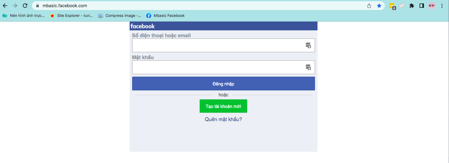 truy cập facebook không bị checkpoint